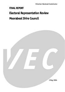 Microsoft Word - Final Report Moorabool.doc