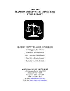 Keith Carson / Alameda County Superior Court / Alameda County /  California / Geography of California / Alameda /  California / Jury
