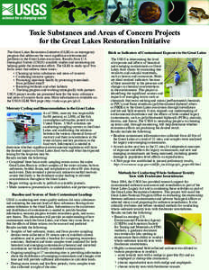 Toxic Substances and Areas of Concern Projects for the Great Lakes Restoration Initiative The Great Lakes Restoration Initiative (GLRI) is an interagency program that addresses the most significant environmental problems