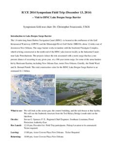 Water / Hydrology / Water transport infrastructure / United States Army Corps of Engineers / Flood barrier / Seabrook Floodgate / IHNC Lake Borgne Surge Barrier / Industrial Canal / Gulf Intracoastal Waterway / Intracoastal Waterway / Flood control / Louisiana