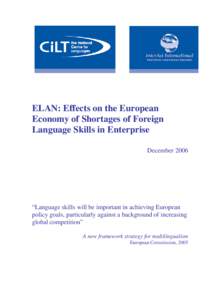 CHAPTER 9: STATISTICAL AND MACROECONOMIC ANALYSIS