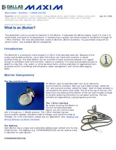 Automatic identification and data capture / Maxim Integrated Products / Ubiquitous computing / QuickView / Radio-frequency identification / Portable Document Format / Electronics / Computing / Technology / 1-Wire