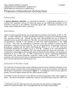 Phenol-chloroform extraction