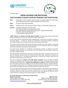 Microsoft Word - MEDIA ADVISORY & INVITATION_Denpasar 12 Oct 2012_02 _11 Oct 2012_.doc