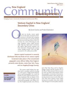 Federal Reserve Bank of Boston 2007 Issue 1 Community New England