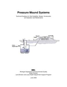 Environmental soil science / Environmental engineering / Water pollution / Geotechnical engineering / Aquatic ecology / Mound system / Soil / Septic tank / Sewage treatment / Environment / Pollution / Civil engineering