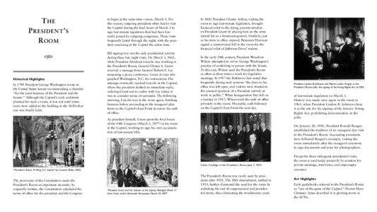 Government / Abraham Lincoln / President of the United States / United States Constitution / Visual arts / United States / United States presidential inaugurations / United States Capitol / Constantino Brumidi