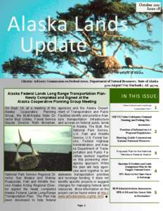 October 2012 Issue 28 Alaska Lands Update Eagle Nest, North Coffman Cove, Prince of Wales Island