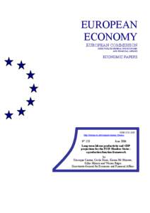 EUROPEAN ECONOMY EUROPEAN COMMISSION DIRECTORATE-GENERAL FOR ECONOMIC AND FINANCIAL AFFAIRS