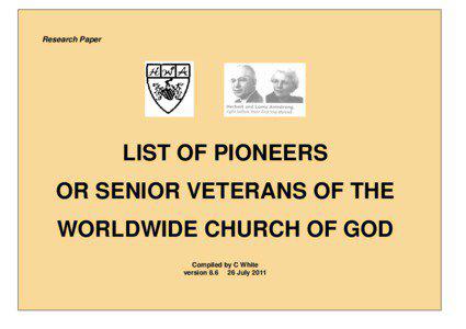 Grace Communion International / WCG / Ambassador College / Big Sandy /  Texas / Garner Ted Armstrong / Evangelists of the Worldwide Church of God / Gerald Flurry / Christianity / Protestantism / Herbert W. Armstrong