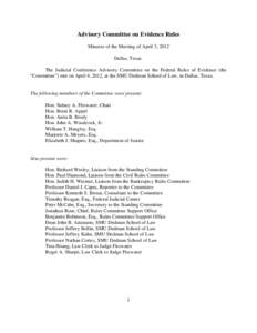 Hearsay / Federal Rules of Evidence / United States federal law / Crawford v. Washington / Prior consistent statements and prior inconsistent statements / Confrontation Clause / Melendez-Diaz v. Massachusetts / Evidence / Admission / Law / Evidence law / United States evidence law