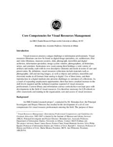 Microsoft Word - MCN-Core Competencies in visual resources management      MCN.doc