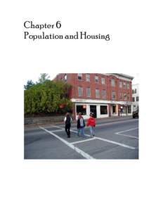 Chapter 6 Population and Housing Chapter 6 Population and Housing 1.0 INTRODUCTION