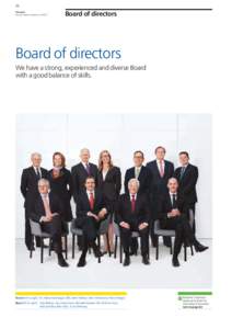 54 Aviva plc Annual report and accounts 2013 Board of directors