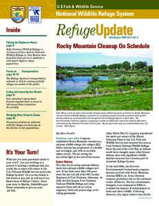 U.S Fish & Wildlife Service  National Wildlife Refuge System Inside July/August 2006 Vol 3, No 4