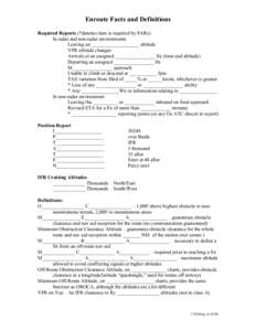 Minimum safe altitude / Instrument flight rules / Aviation / Air traffic control / Aviation law