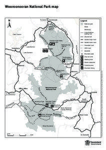 Wooroonooran National Park map