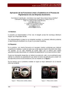 Microsoft Word - 2.Aplicación de las Funciones Lineal y Cuadrática en el Proceso de Pigmentación de una Empresa Automotriz..doc