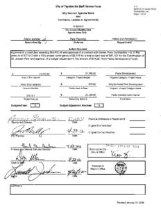 A. 2 Bid #12-33 Center Point Contractors, Inc. Page 1 of 24  Gity of Fayetteville Staff Review Form