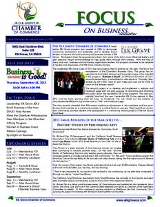 FOCUS On Business newsletter Empowering business since[removed] East Stockton Blvd. 
