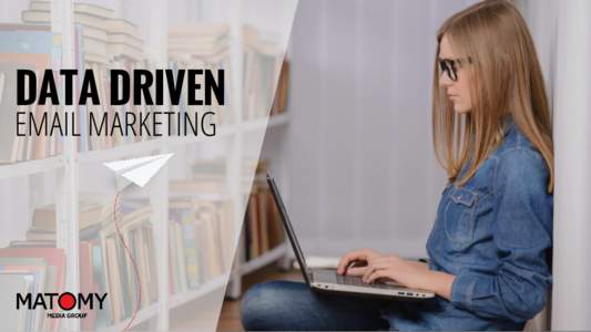 DATA DRIVEN  EMAIL MARKETING 88% of marketeers say email marketing is bringing them a positive ROI.