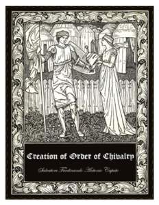 º  Creation of Order of Chivalry Page 0 of 72 º