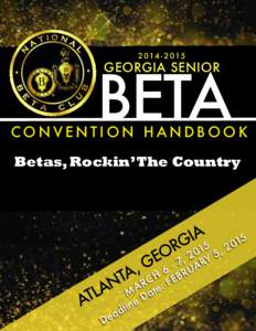 BETA GEORGIA SENIOR  CONVENTION HANDBOOK