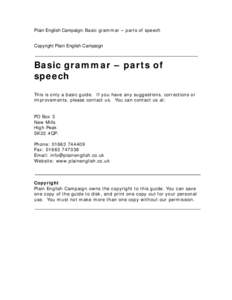 Microsoft Word - Plain English Campaign.partsofspeech