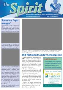 MONTHLY MAGAZINE FOR THE ANGLICAN DIOCESE OF BENDIGO www.bendigoanglican.org.au Issue 97 February 2014  ‘Away in a Lego