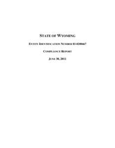 Microsoft Word - State of Wyoming Notes