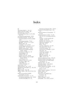 Index Pennsylvania Preceptor Plan · 294–95 American Civil Liberties Union · 312, 423 American Institute of Accountants · 77, 89, 185