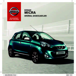 NISSAN  MICRA ORİJİNAL AKSESUARLARI