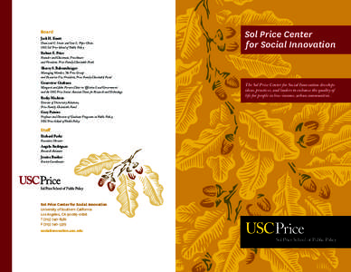 Structure / Innovation / Social innovation / City Heights /  San Diego / Academia / Public policy / USC Sol Price School of Public Policy / University of Southern California / Sol Price