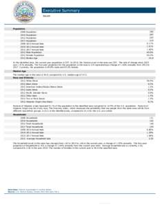 Executive Summary Beulah Population 2000 Population 2010 Population