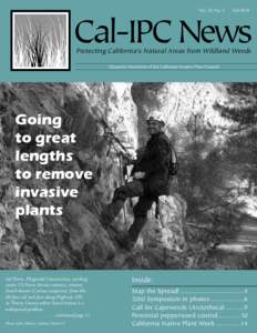 Vol. 18, No. 3  Fall 2010 Cal-IPC News Protecting California’s Natural Areas from Wildland Weeds
