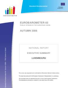 Luxembourg Eurobarometer Survey