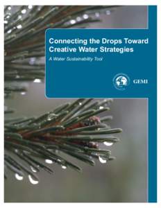 Connecting the Drops Toward Creative Water Strategies