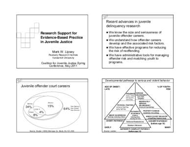 Penology / Psychopathy / Recidivism / Multisystemic therapy / Juvenile delinquency / Drug court / Criminology / Law enforcement / Crime