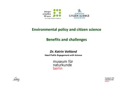 Knowledge / Earth / Science / Citizen science / Environmental policy / Biodiversity