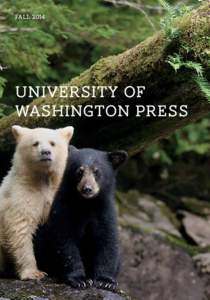 Fall[removed]UNIVERSITY of WASHINGTON PRESS  university of washington press
