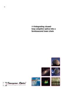 Θ  ΘΘIntegrating closedloop adaptive optics into a femtosecond laser chain  www.imagine-optic.com