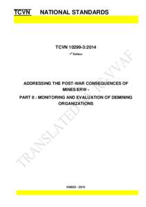 TCVN  NATIONAL STANDARDS TCVN[removed]:2014 1st Edition