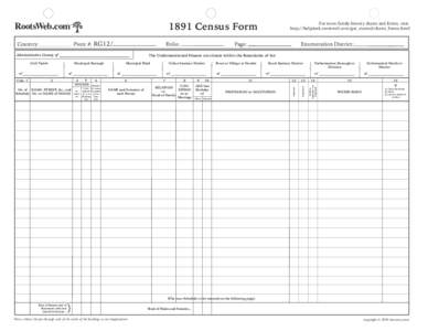 RootsWeb.com[removed]Census Form SM