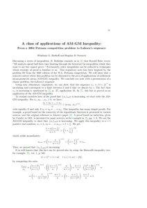 Inequalities / Combinatorics / Inequality of arithmetic and geometric means / Factorial / Summation / Bohr–Mollerup theorem / Mathematics / Number theory / Integer sequences