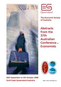 The Economic Society of Australia Abstracts from the 37th