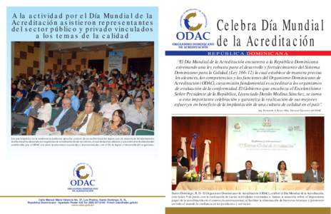 A la actividad por el Día Mundial de la Acreditación asistieron representantes del sector público y privado vinculados a los temas de la calidad  Celebra Día Mundial