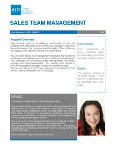 SM03 - Sales Team Management
