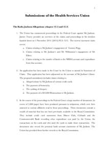 Kathy Jackson / John Brown / Brown v. Board of Education / Kansas / Law / History of the United States / Australian labour movement / Trade unions in Australia / Health Services Union