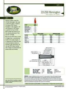 DATAFILE™  Remington with 43-grain TNT® Green™  LABNOTES