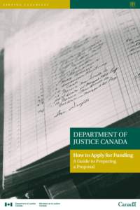 S E R V I N G  C A N A D I A N S DEPARTMENT OF JUSTICE CANADA